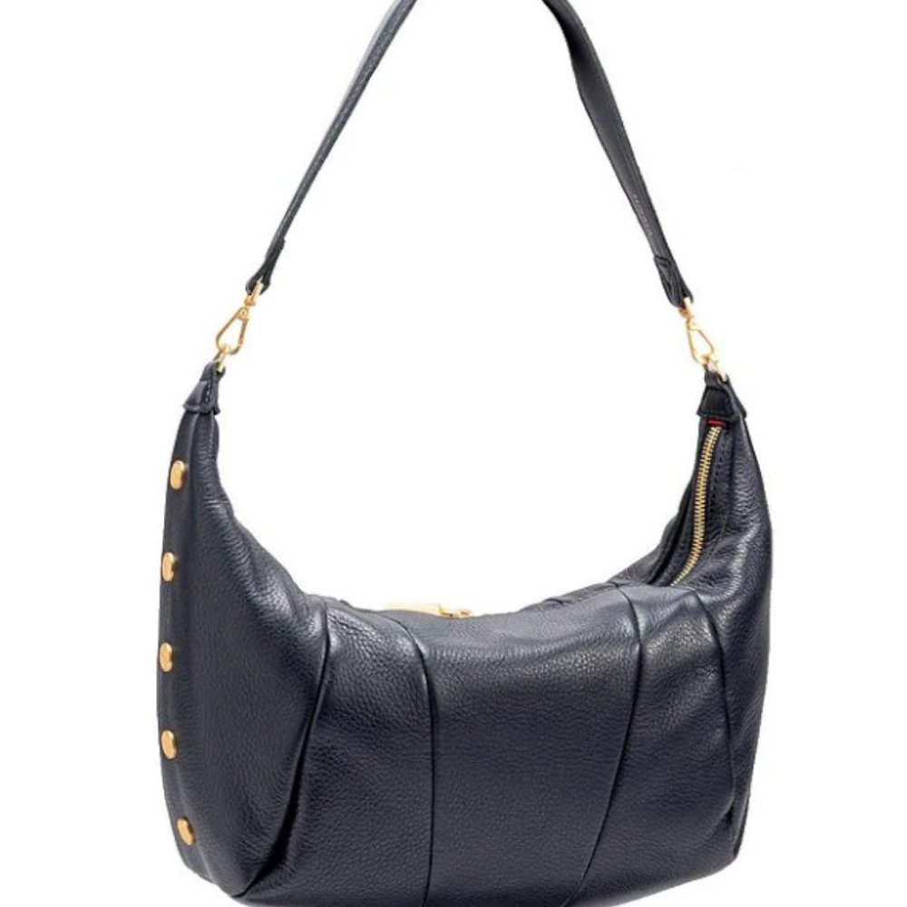 Hammitt MORGAN Blue Pebbled Leather Crossbody Bag NWT - Picture 3 of 13